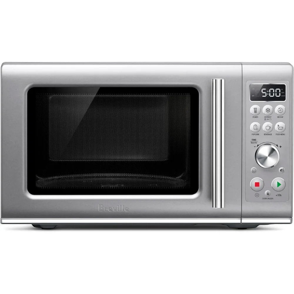 Microwave Ovens, Compact Wave Soft Close Microwave BMO650SIL, Silver, Microwave Ovens