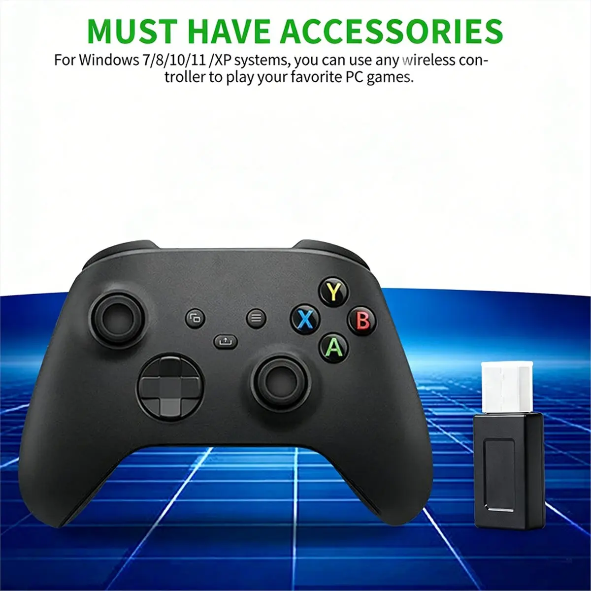 A59E Wireless USB Bluetooth Adapter for One//S Transmitter Receiver for Elite 2 Controllers, Plug-Play Dongle