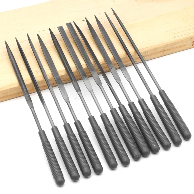 12Pcs Mini Diamond Needle File Set Professional Alloy File Diamond Needle File Dropship