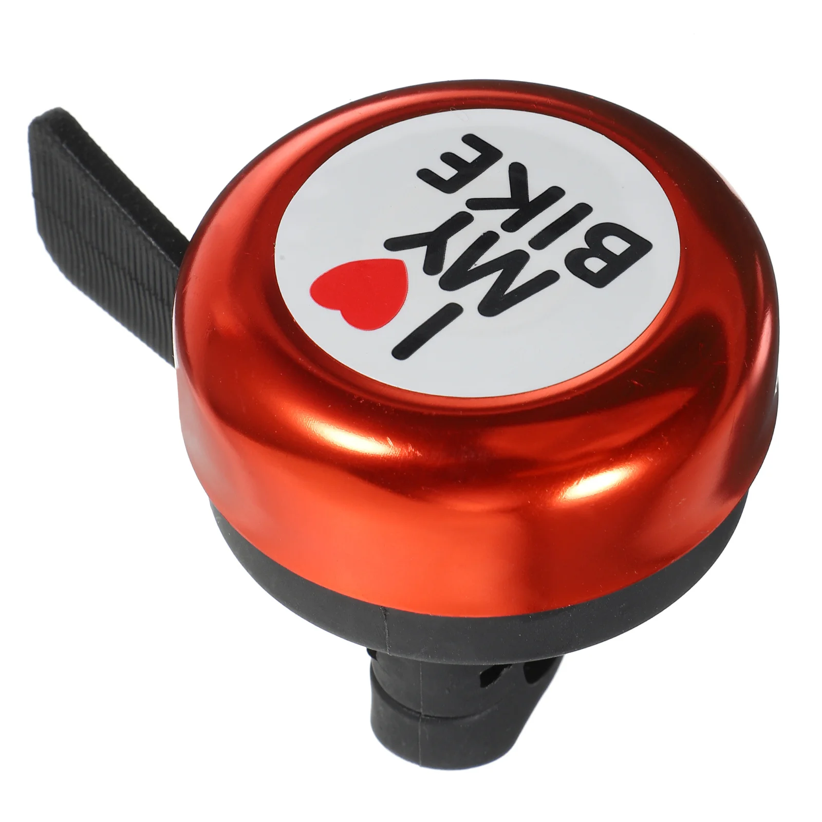 ملحق ركوب الدراجات الأساسي لتحذير نغمة رنين شفافة للأطفال والكبار مقاس 22 مم، جرس حلقي أبيض