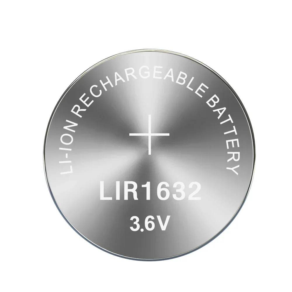2-50 قطعة LIR1632 3.6 فولت بطاريات ليثيوم قابلة للشحن LIR1632 بطارية لمشاهدة سيارة التحكم عن بعد CR1632 DL1632 زر عملة خلية