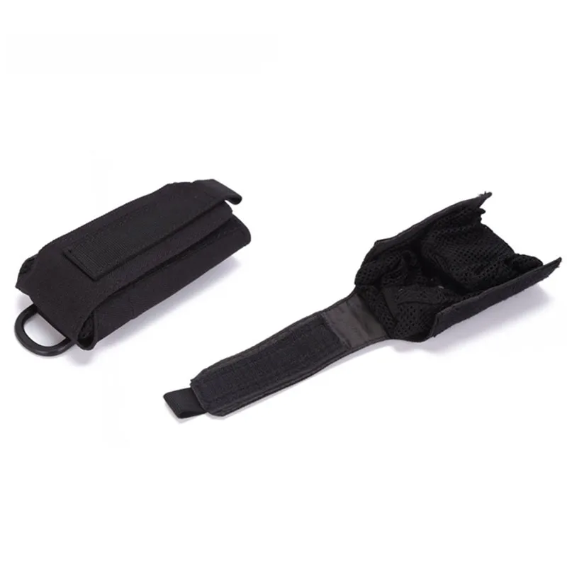 Wasserflaschentasche mit Molle-Riemen Gürtelclip Karabiner Faltbare Netz-Halterungstasche für Reisen Angeln Jagd Wandern – Detail 2