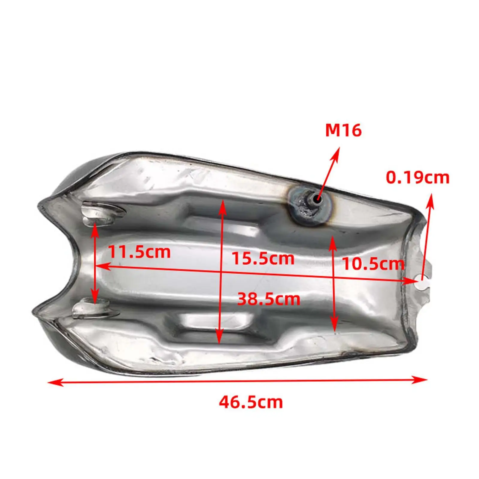 Generic Retro Motorcycle Gás Tank, 9L, Universal, Fácil Instalação, Tanque de Combustível