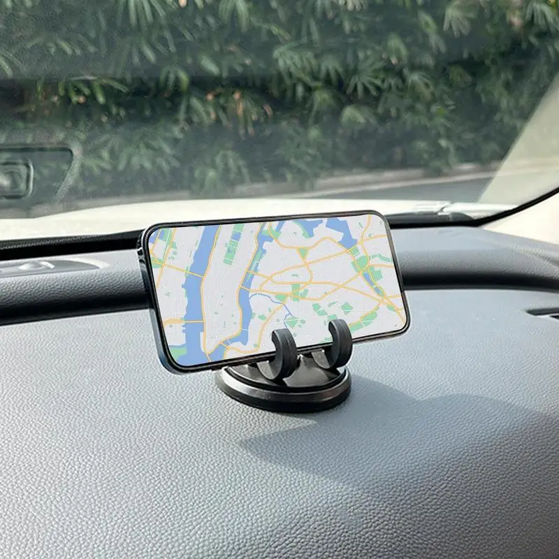 

Phone Stand For Car Shockproof Dashboard Phone Mount Stylish Phone Support Automotive Cell Phone Holder For Navigation Watching