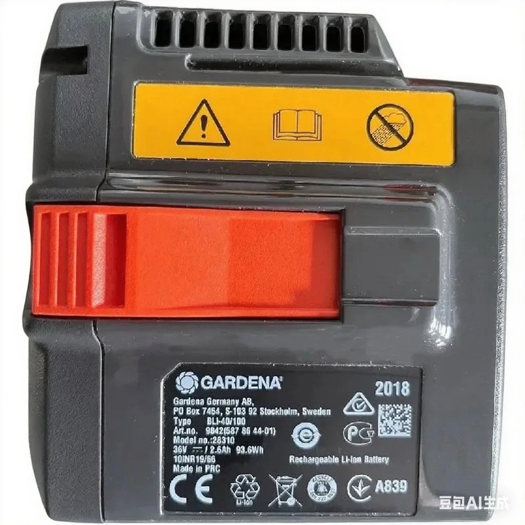 

4Ah for Husqvarna for GARDENA 36V 37V 40V MAX BLi40/100/160 Electric Saw Lawn Mower Power Tool Rechargeable Battery Accessory