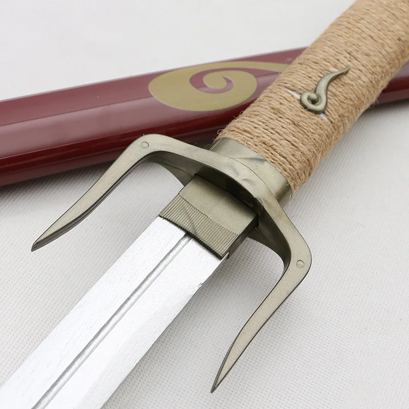 Espada samurái de 103cm/40,56 pulgadas, Guerrero del caos, tenedor de fuego, periféricos de Anime, exhibición de Cosplay de madera con vaina, modelo de accesorios, juguete al aire libre