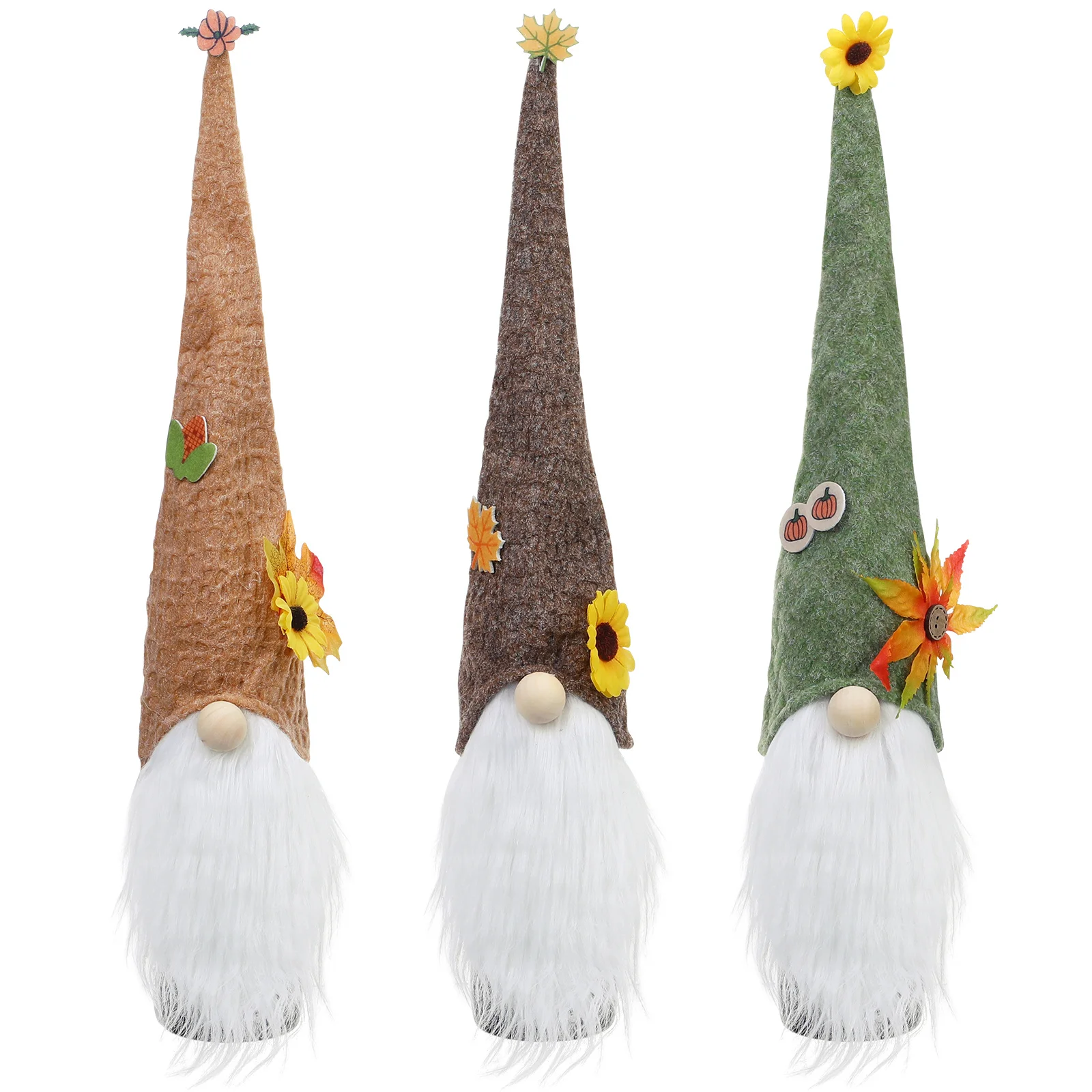 

3Pcs Wine Bottle Covers Festive Thanksgiving Decor Handcrafted Fall Bottle Sleeves for Dinner Table Ornament Harvest Party