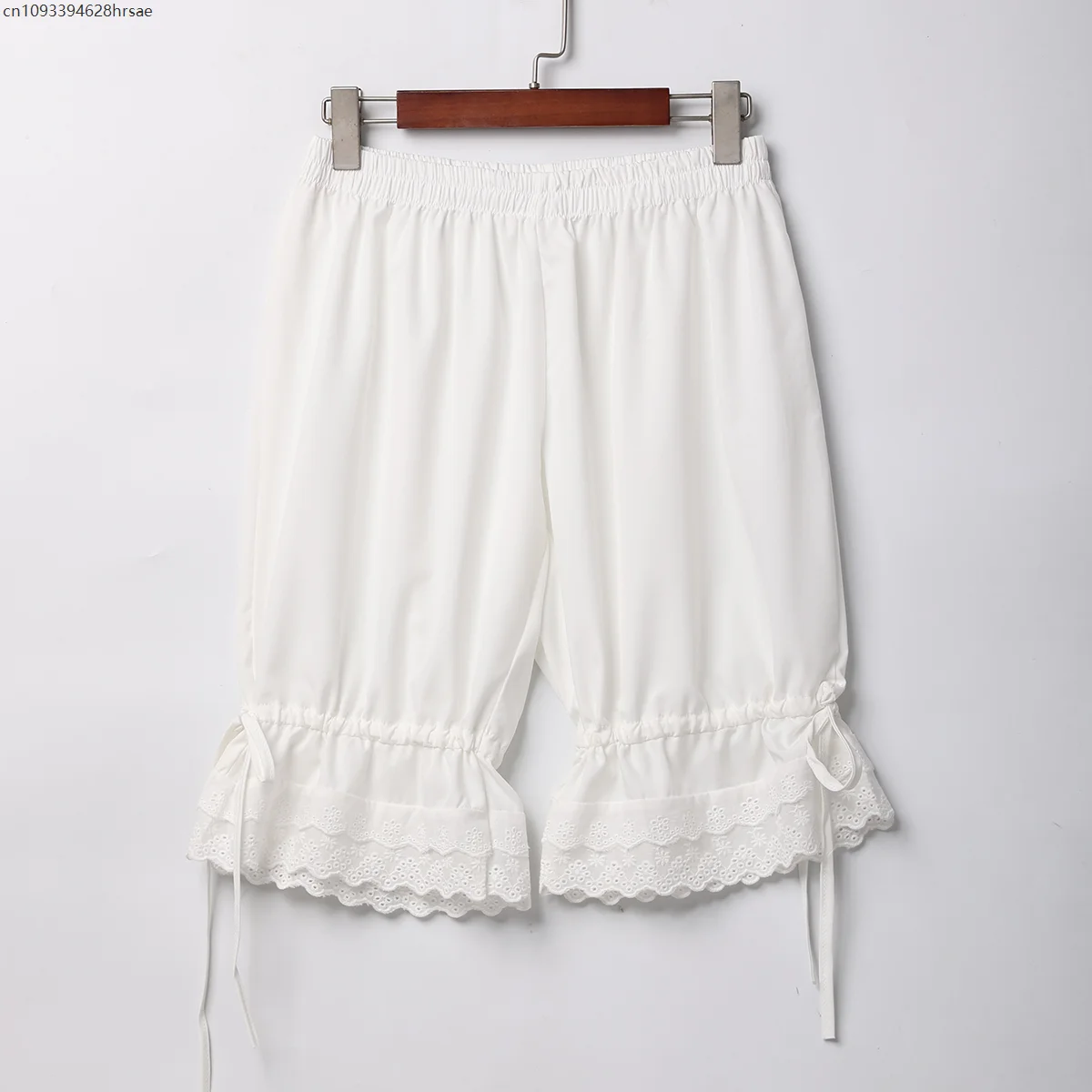 

Victorian Lace Bubble Safety Underpants Women Girl Lolita Bloomers Vintage White Pumpkin Elastic Shorts
