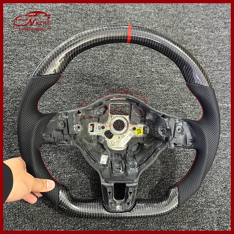 

Подходит для Volkswagen Golf 6 MK6 GTI GTD R 2009-2013, руль из углеродного волокна, неразрушающие запасные части