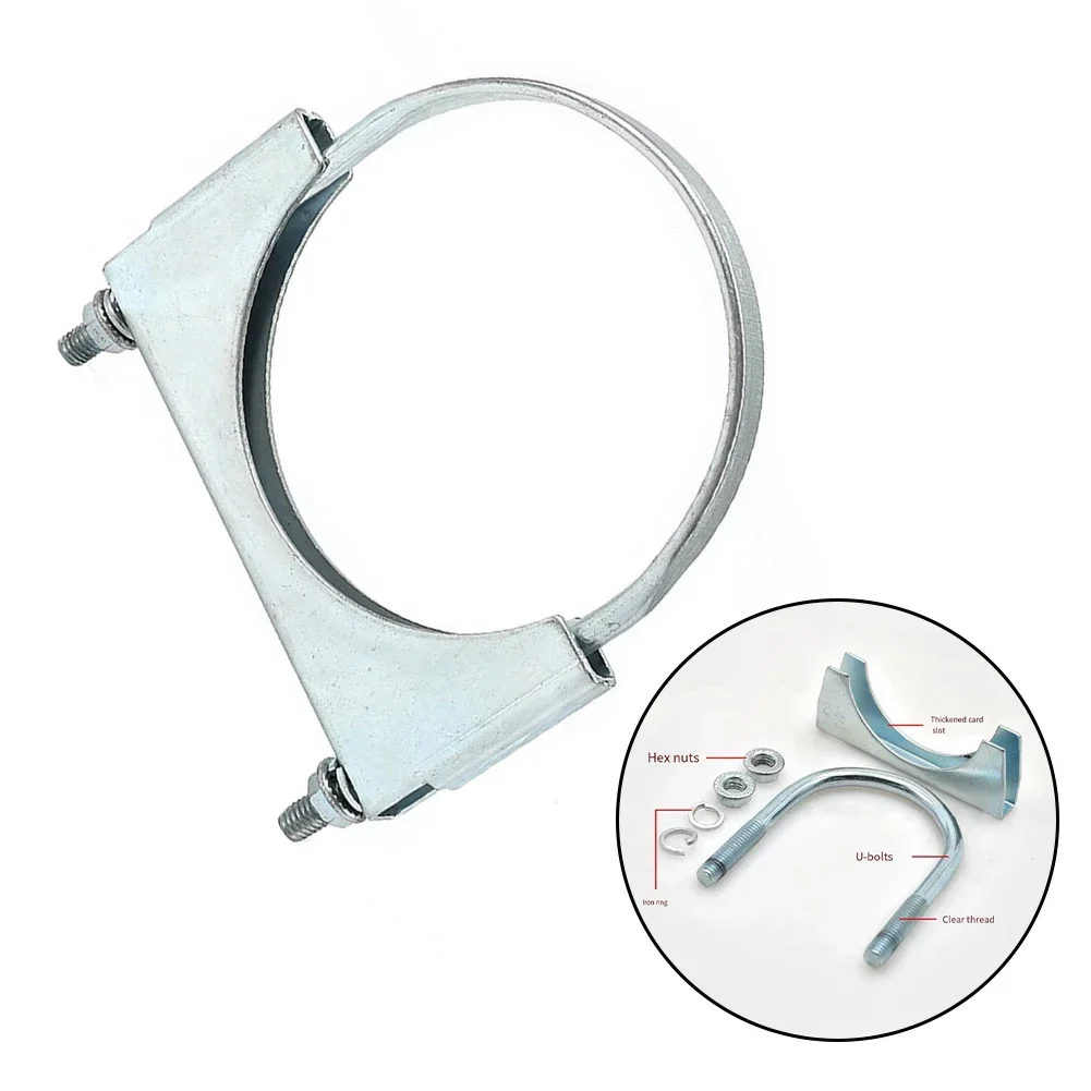 

Heavy Duty U Bolt Clamps Saddle Type Anti-corrosion 3 Pack Muffler Clamps 1.26in(32mm), 1.34in(36mm), 1.5in(38mm) 1.57in(40mm)