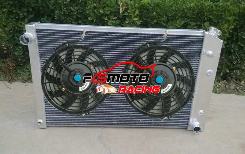 Aluminum Radiator+FAN for 1981-1991 Chevy K10 K20 K30 C10 C20 C30 C1500 C2500 C3500