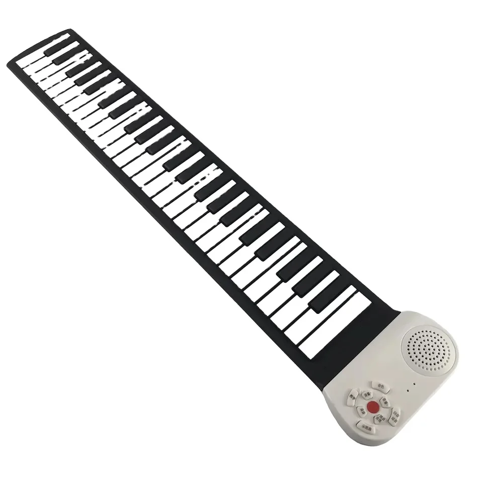 49 Keys Digital Piano Mini Foldable Roll Up Piano Keyboard