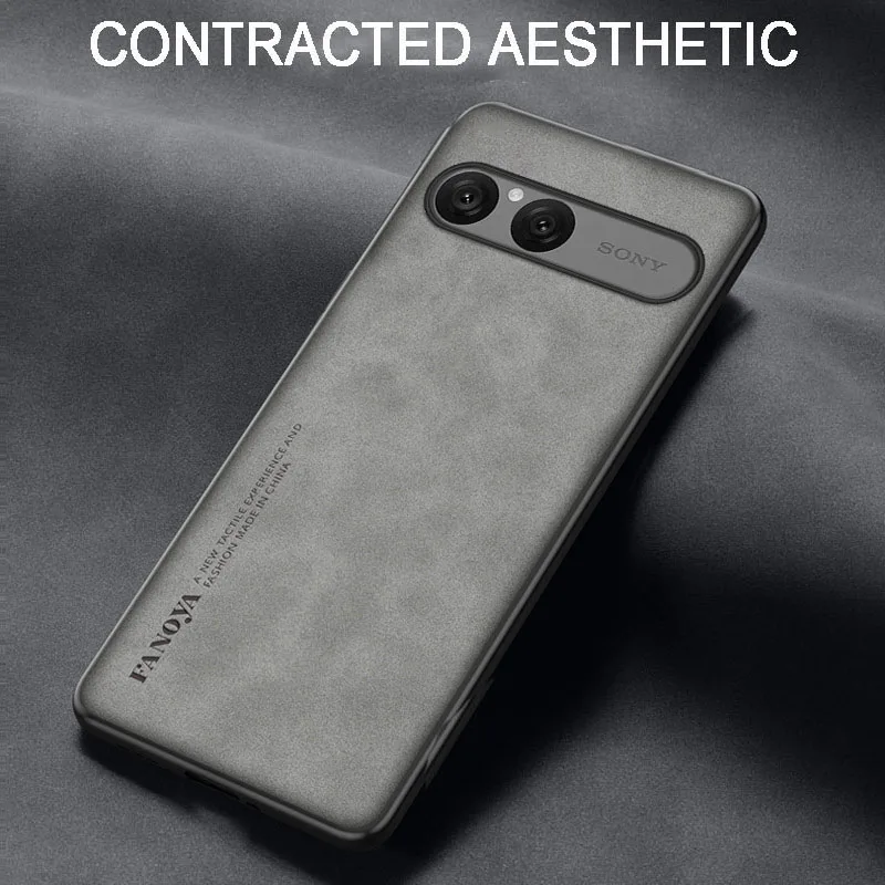 Funda protectora de cuero para teléfono Sony Xperia 10 VII, Funda a prueba de golpes, Funda respetuosa con la piel para Sony Xperia 10 VI/Xperia 10 V