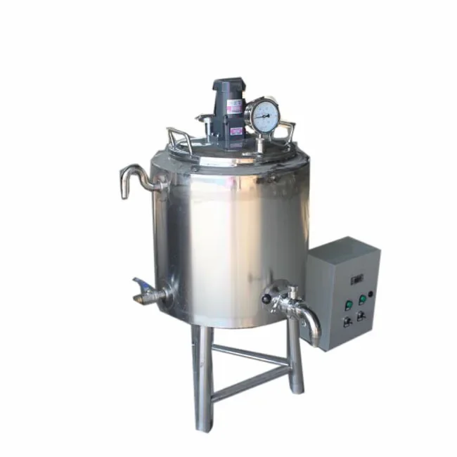 100L 150L 200l 500L 1000L Fresh milk pasteurizer tank Honey Fruit Juice Fruit Puree Ketchup Yogurt Milk Pasteurization machine