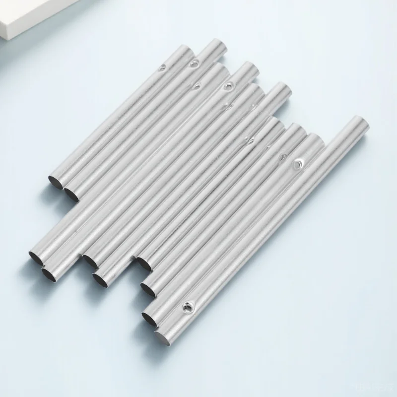 

10Pcs Aluminum Wind Chime Tubes 8Mm Diameter DIY Wind Chime Making Kit Lightweight Reusable Metal Tubes for Projects