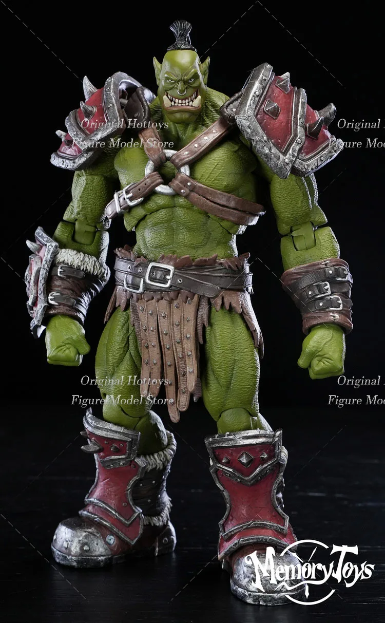 Memory Toys Soldier Adventurer World Third Series Orc Mercenary Captain Kagas About 20.5cm Action Figure Doll Gifts Collection