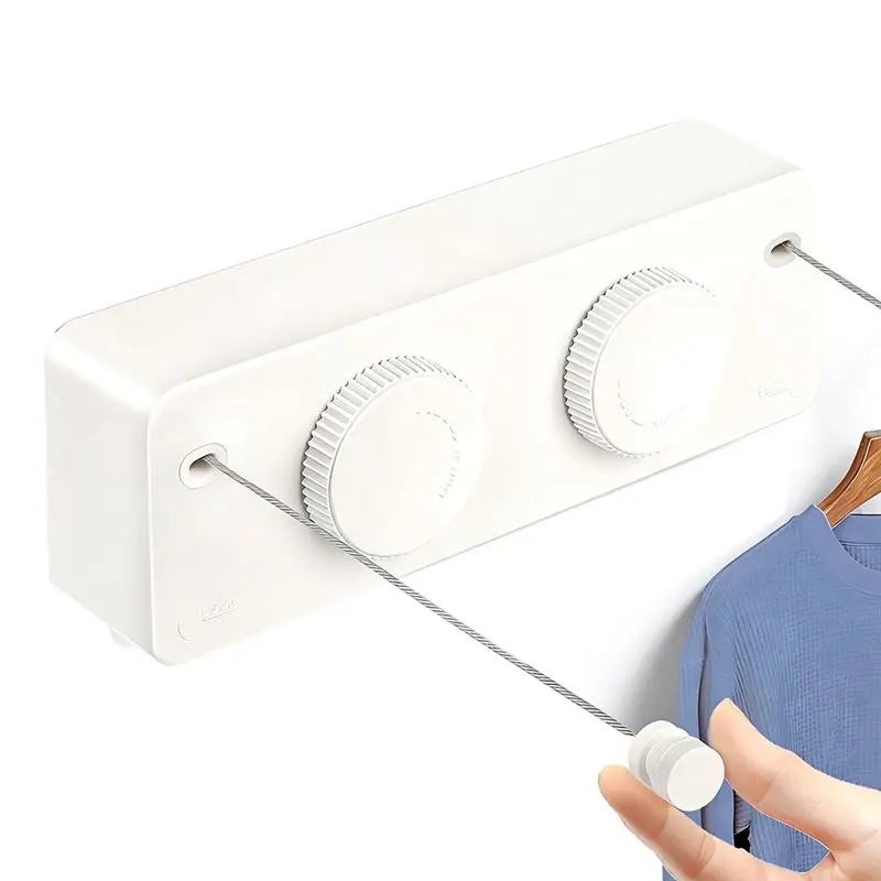 

A84X-Retractable Clothesline Indoor Outside , Shower Room Clothes Line Rv Balcony Courtyards Indoor Drying Rack Clothesline