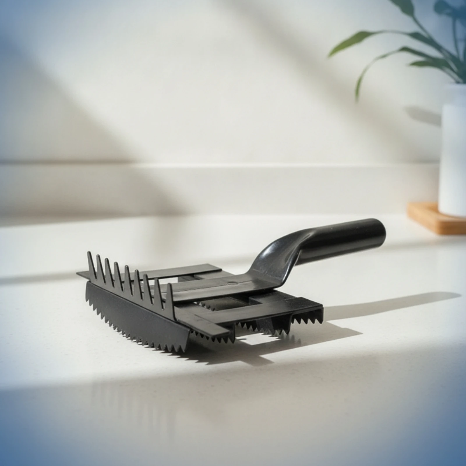 Livestock Grooming Brush Double-Sided Metal Comb with Curved Handle Curry Comb Long-Lasting Strong for Farmers, Farms, Stables view 3