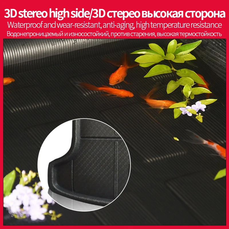 Trunk Mat For Land Rover Freelander 2  2007-2015 Rear Boot Car Liner Floor Tray Luggage Cover Protector EVA Rubber Accessories