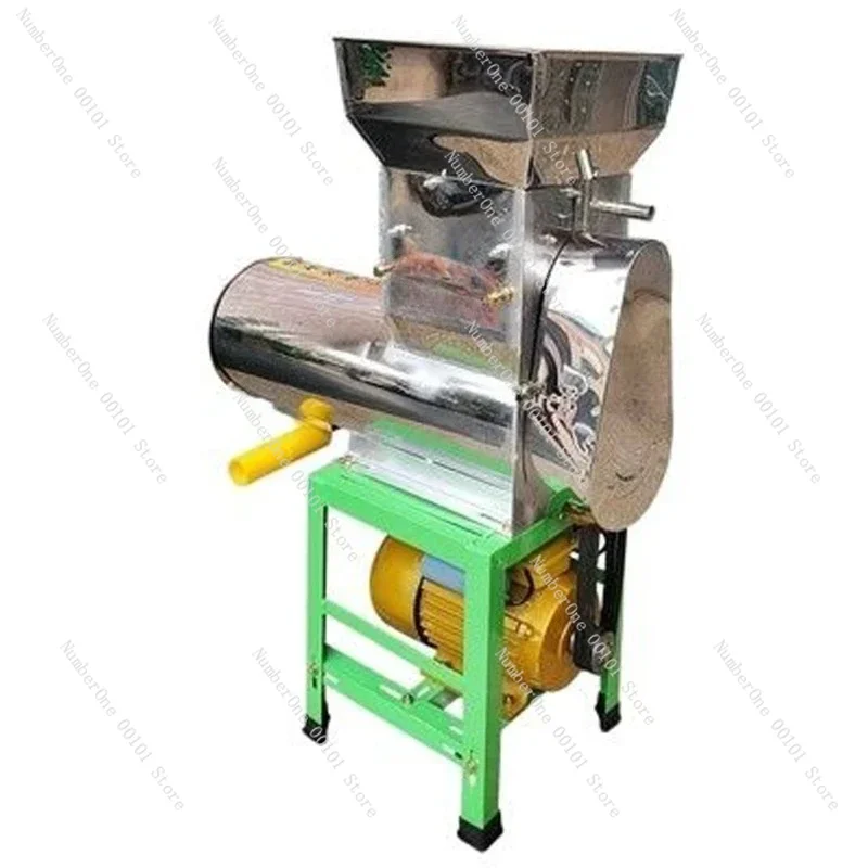 Stainless Steel Fruit Grinder Sweet Potato Apple Crusher Starch Grinding Machine Pulp Residue Separation Refiner With Motor