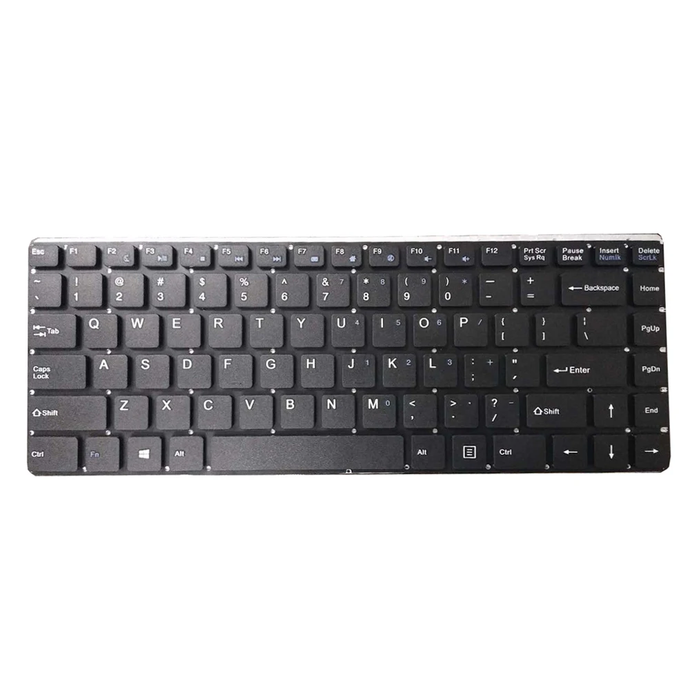 Replacement Laptop Keyboard For T-bao For TBook X7 Plus 14.1 English US Black Without Frame