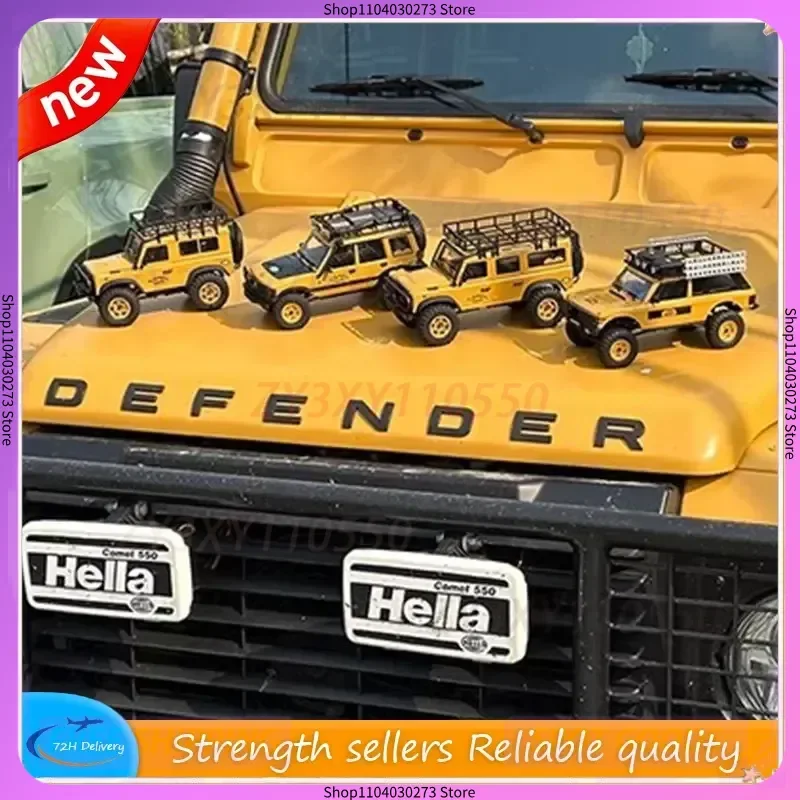 FMS FCX24M – Simulation de tasse de chameau, échelle 1/24, réplique de voiture RC Land Rover Defender 90/110, véhicule d'escalade à découverte initiale