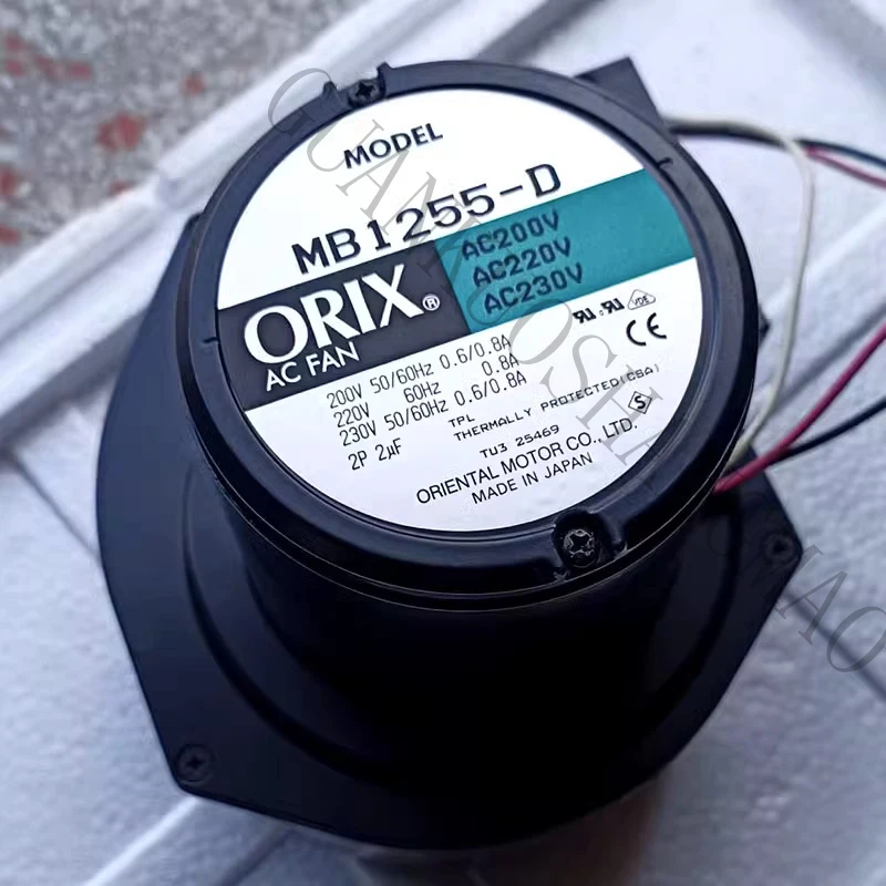 HJY 1 piece ORIX centrifugal blower fan MB1255-D AC200V 0.6/0.8A AC cooling fan
