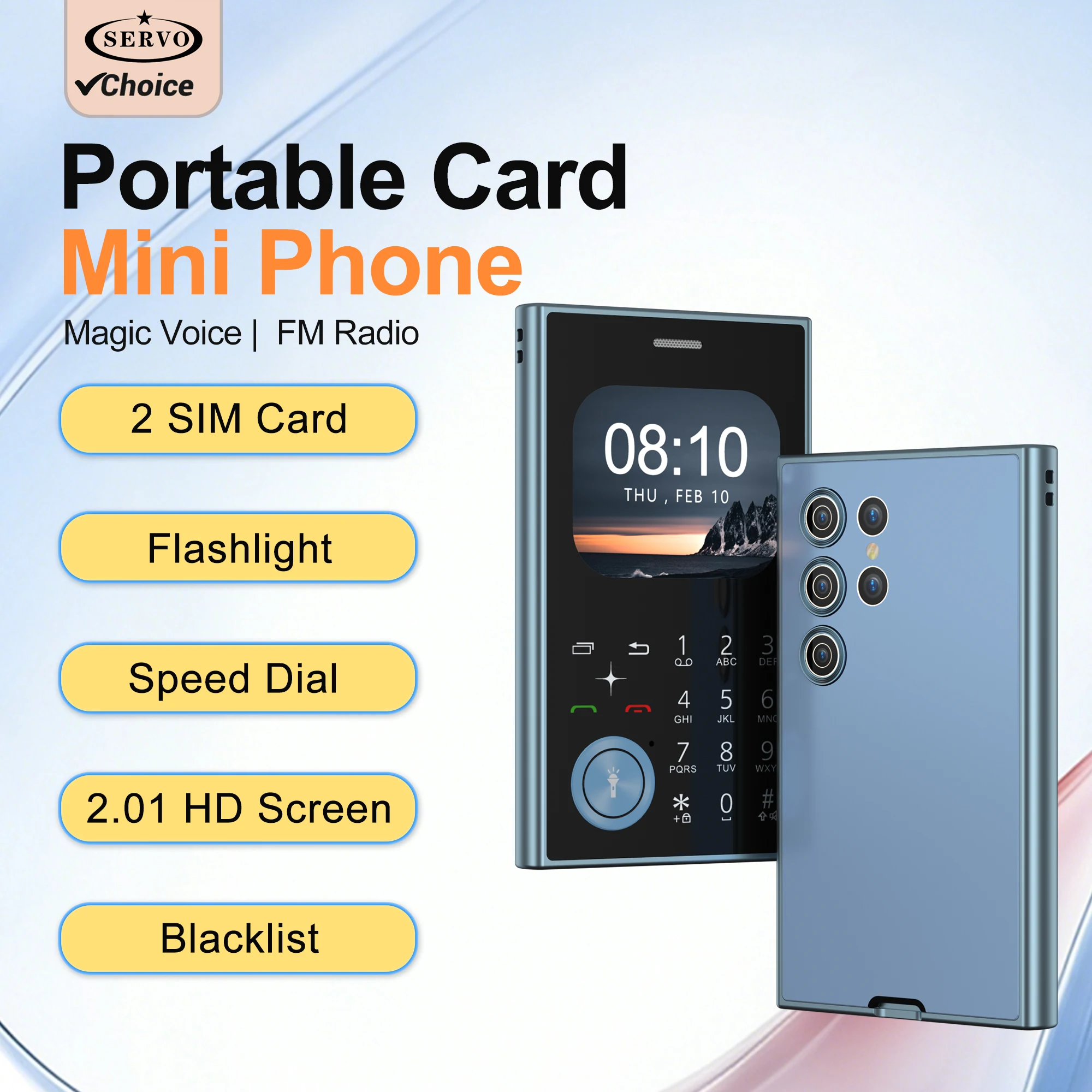 SERVO V8 Mini Mobile Phone 2.01