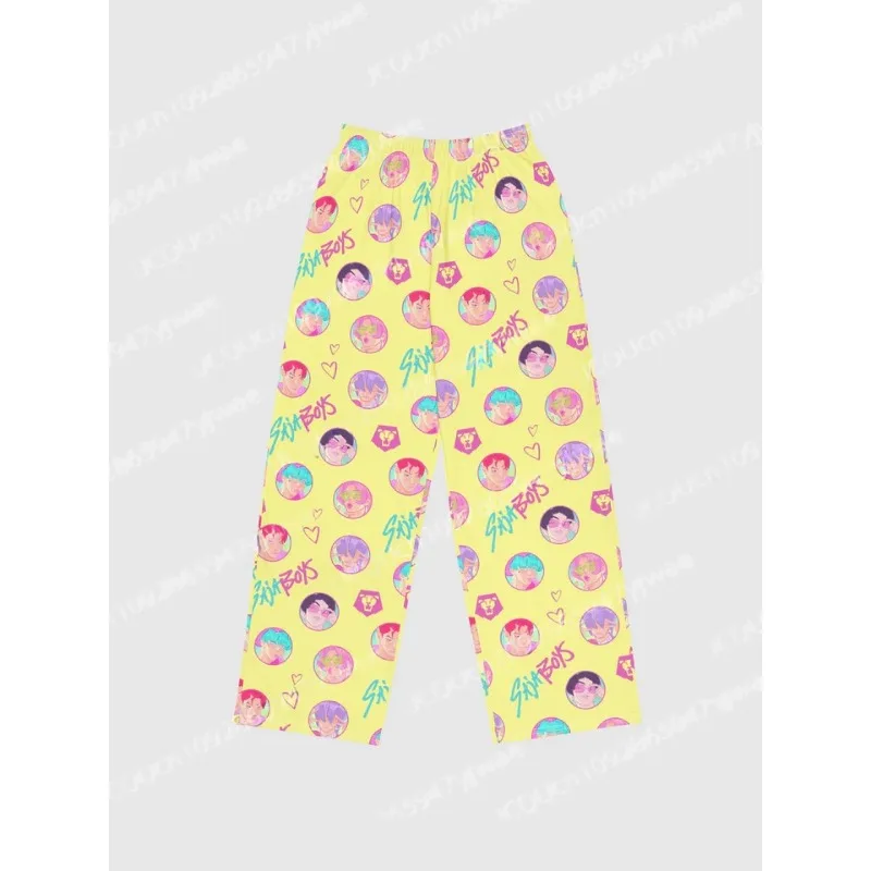 KPop شيطان الصيادين منامة 2025 KPop شيطان الصيادين الدب ثلاثية الأبعاد طباعة موضة عادية السراويل الطويلة لخريف طفل/الكبار بنطلون #5