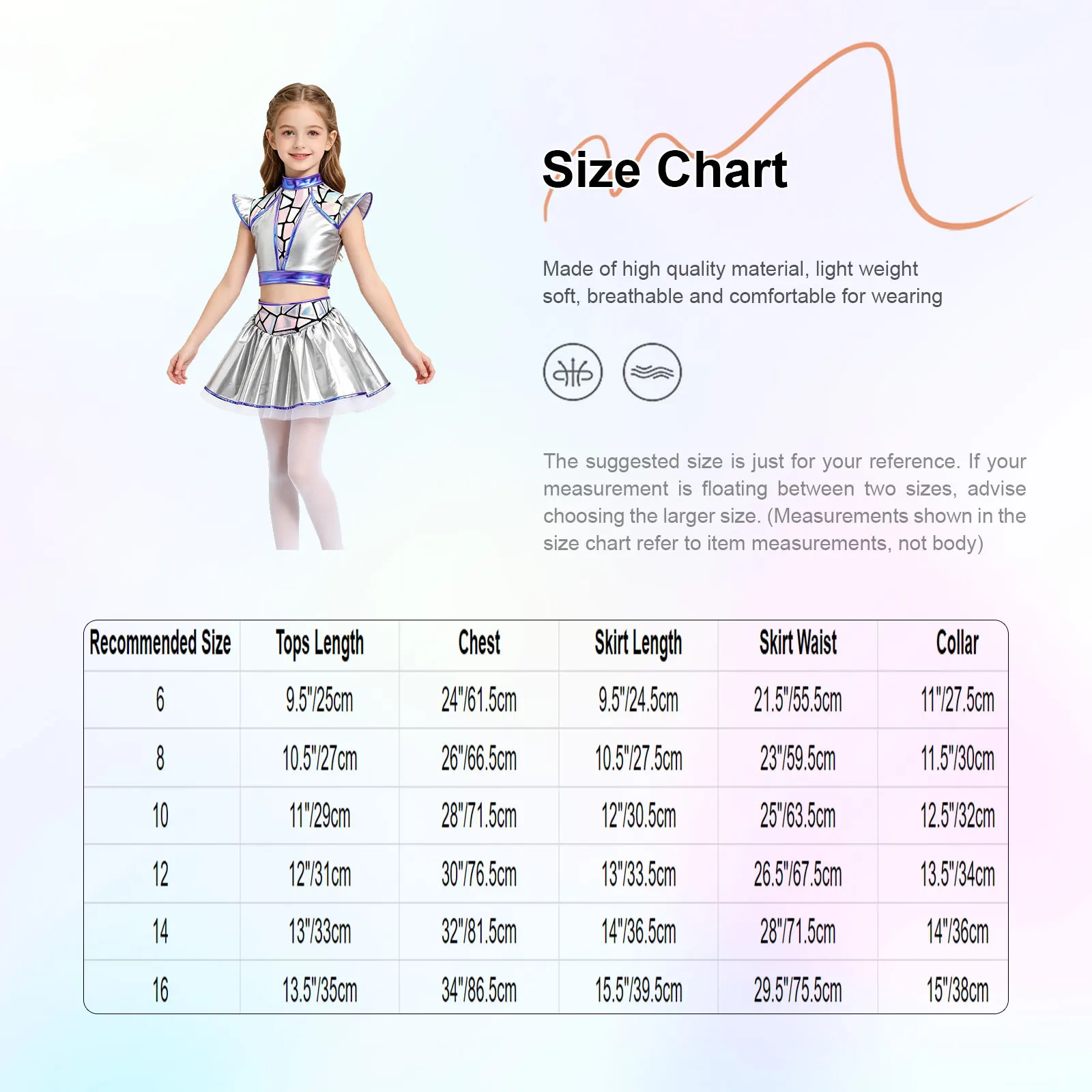 Kids Girls Jazz Dance Costume Set Sleeveless Metallic Leotard Dress for Tap Latin Cha-cha Modern Hip Hop Performance Dancewear - view 6