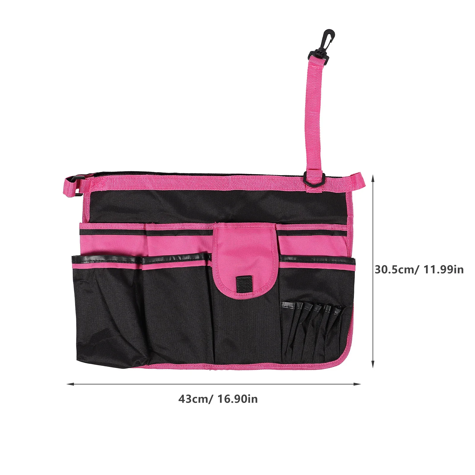 1 قطعة حقيبة سعة كبيرة أكسفورد القماش سلة التخزين دائم لأدوات البستنة المنظم أدوات الحدائق دلو البستنة حمل #3