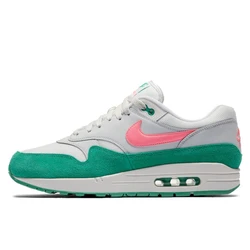 Nike Air Max 1 buty do biegania dla mężczyzn Womans czerwona zielona siateczka oddychające wygodne na zewnątrz Unisex zamszowe sportowe tenisówki