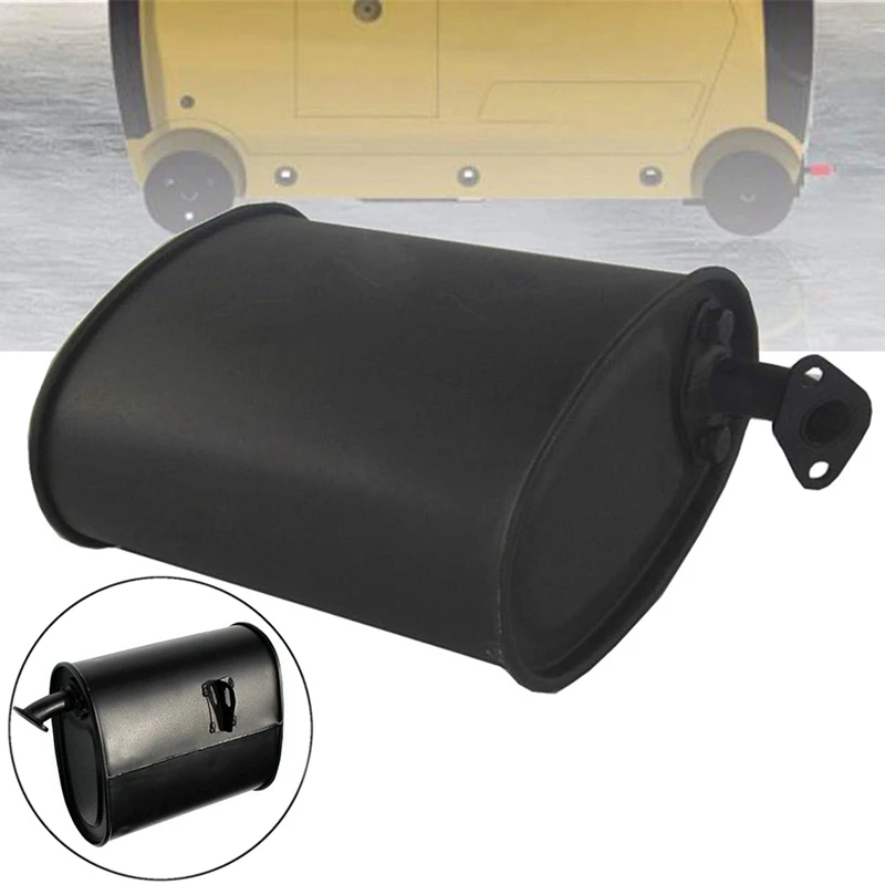 2X Gasoline Generator Universal Black Iron 2-3KW Exhaust Muffler For 5.5HP 6.5HP 3500W 4000W Accessories