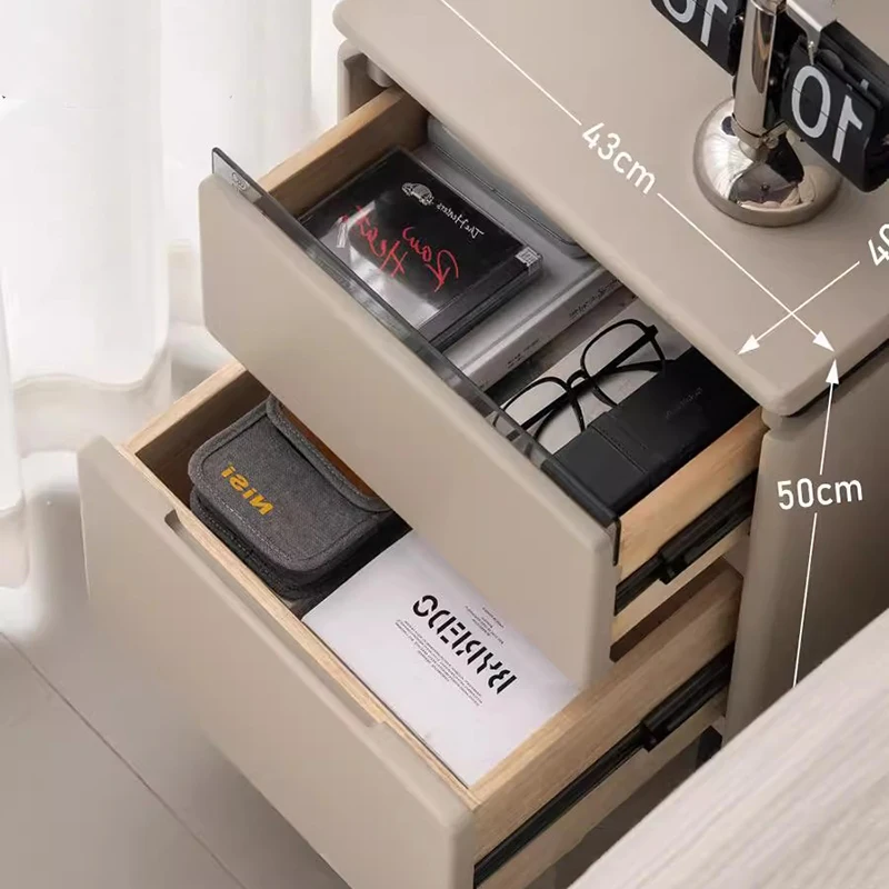 Mesa de cabeceira de madeira maciça gaveta minimalista estética na moda mesa de cabeceira moderna nordic comodini câmera letto móveis do quarto
