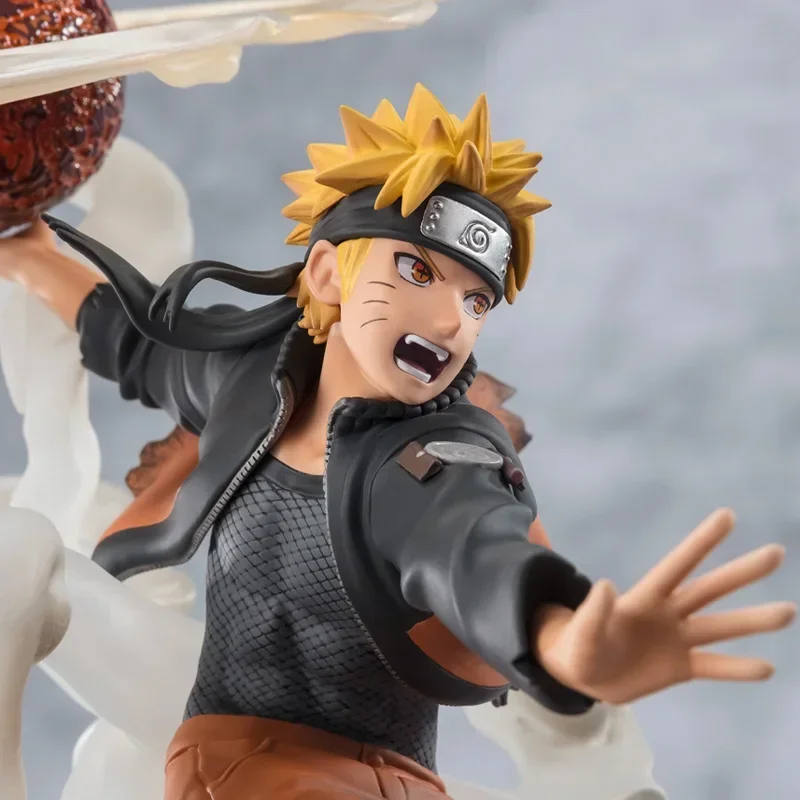 In Stock Original Genuine NARUTO ZERO Figuarts Uzumaki Naruto PVC 24CM Collectible Boxed Statuette Model Doll Toys For Gifts