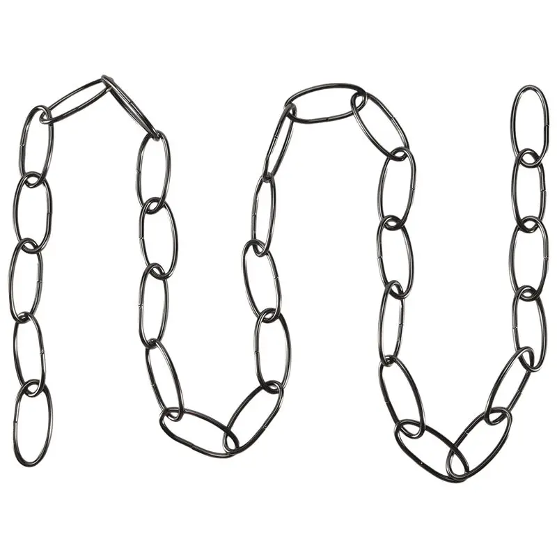 AB34-1M Heavy Duty Chain For Vintage Chandelier Hanging Lamp,Pearl Black