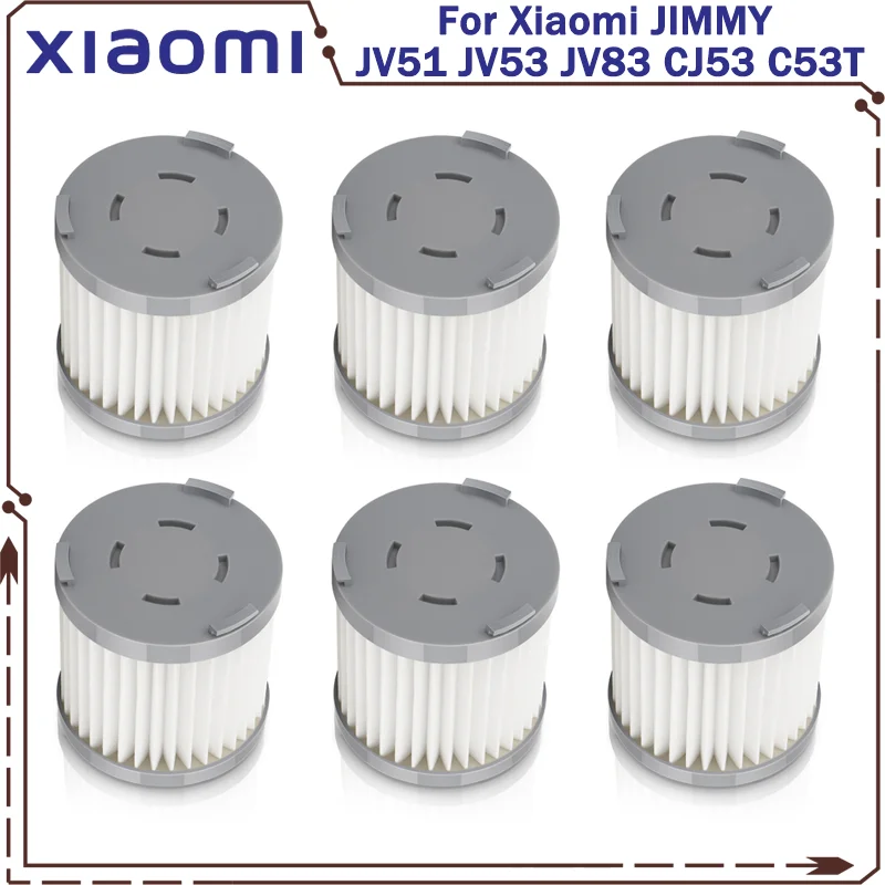 

For Xiaomi JIMMY JV51 JV53 JV83 CJ53 C53T Cecotec Conga Rockstar 500 ultimate Xtrem Conga Rockstar 700 1200 Hepa Filter Parts