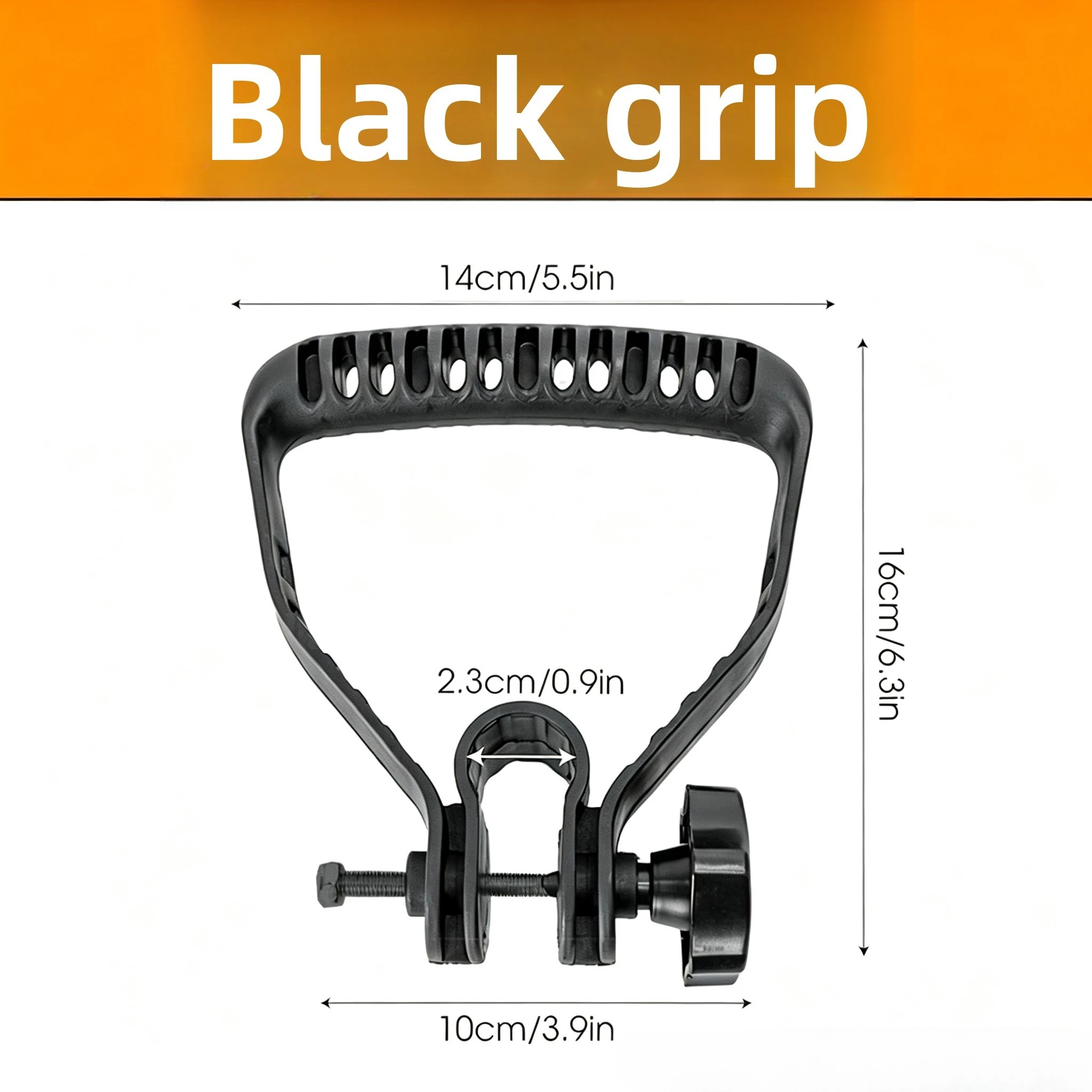 Universal Brush Cutter Handle, Lightweight Shock Absorbing Grip for Backpack Grass Trimmer, Weeder & Lawn Mower
