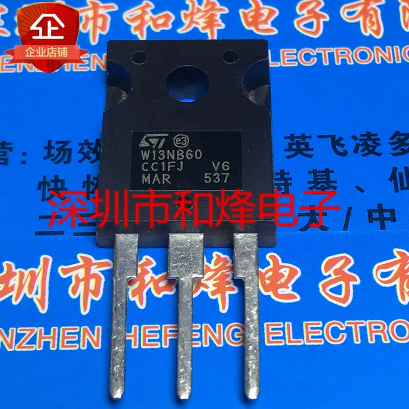 5PCS-10PCS W13NB60 STW13NB60  TO-247 600V 13A  NEW AND ORIGINAL Fast Shipping Quality