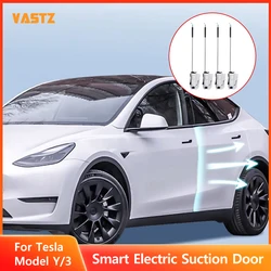 Smart Electric Suction Door For Tesla Model Y 3 Four Door Electric Suction Lock Automatic Suction Automotive Modification Parts