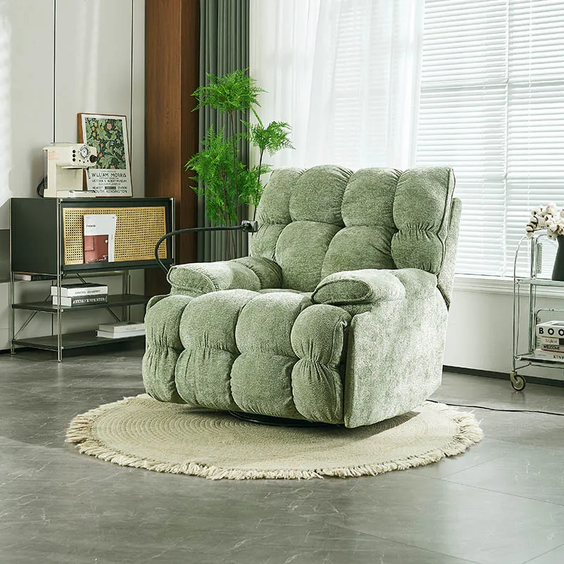 Green Living Room Chairs Luxury Electric Hotel Indoor Back Rest Single Chair Industrial Nordic Poltrona Luxo Lounge Furniture