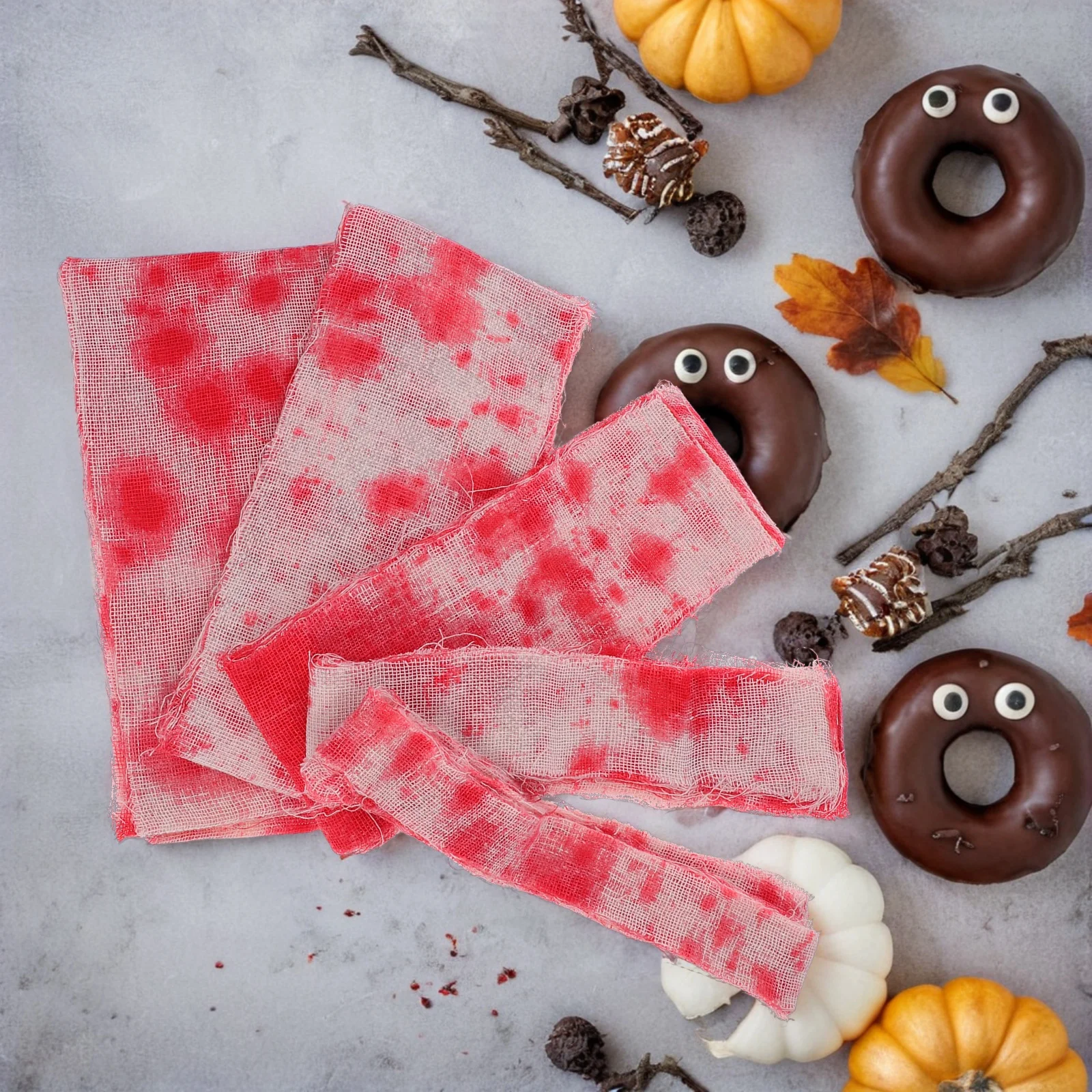 

5 PCS Bandages Party Wrap Bloody Decorations Household Cosplay Props Halloween Caution Hand Tape Photography
