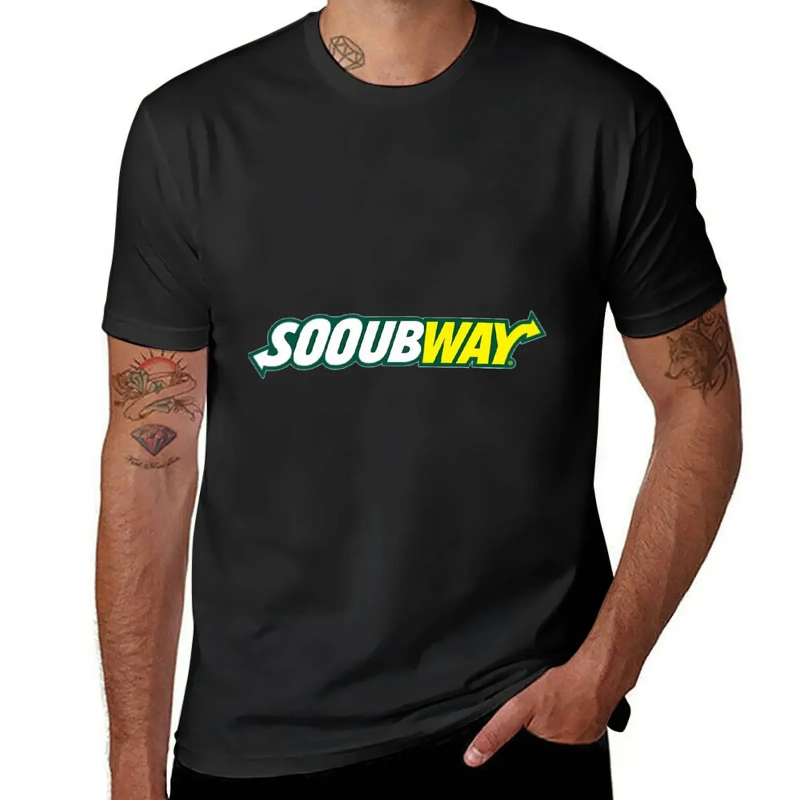 

SooubWay \t T-Shirt sweat korean fashion blanks anime stuff mens t shirt graphic