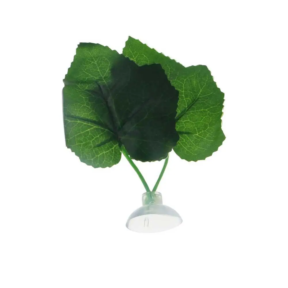 

Suction Cups for Betta Spawning Breeding Fish Aquarium Decoration Artificial Leaf Aquatic Plants Fish Resting Leaf Water Grass