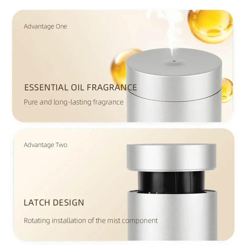 

Leomwrold Aluminum Alloy Luxury Essential Oil Tower Diffuser Machine 100ML Hotel Commercial Collection Aroma Tower Diffuser