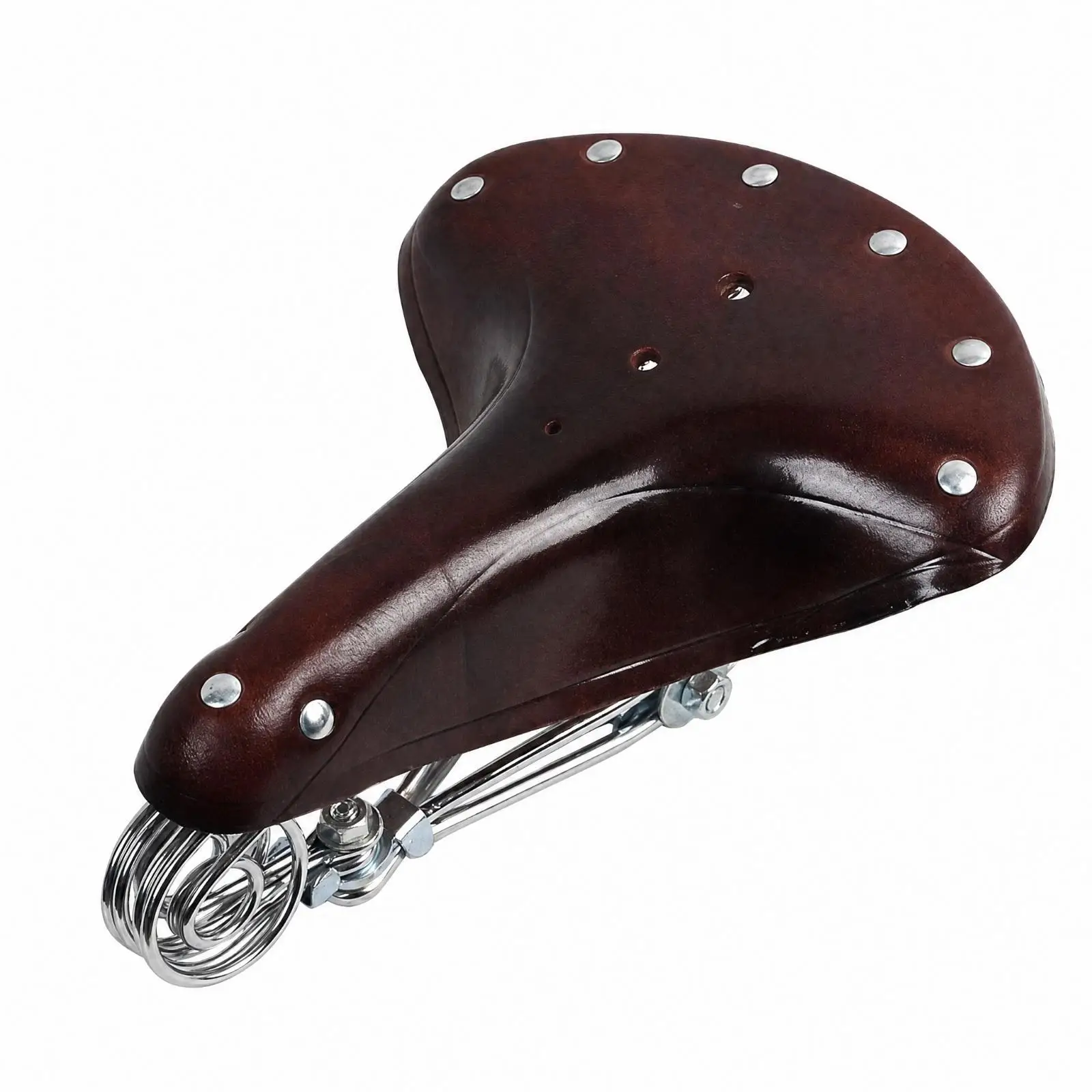 Traditional Cycle Saddle Waterproof Contoured Cycle Saddle Comfortable
