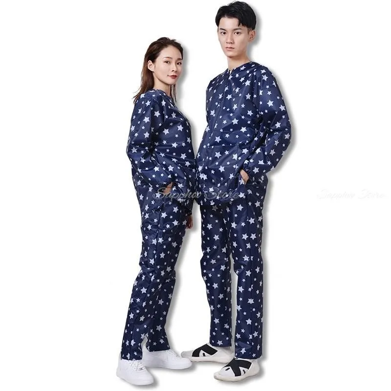

Waterproof Pet Beautician Work Clothes Stars Apron For Dog Cat Pet Hairdressing Grooming Gown Beauty Robe Non-stick Custom LOGO