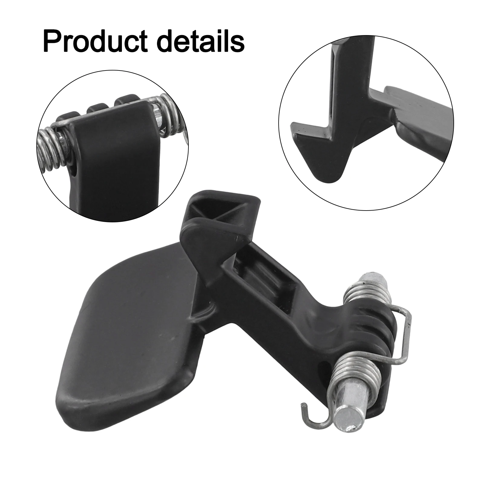 Automobile Lock Buckle Armrest Box Latch Black Finish Direct Installation Practical And Reliable For Kia K3 2012-2018