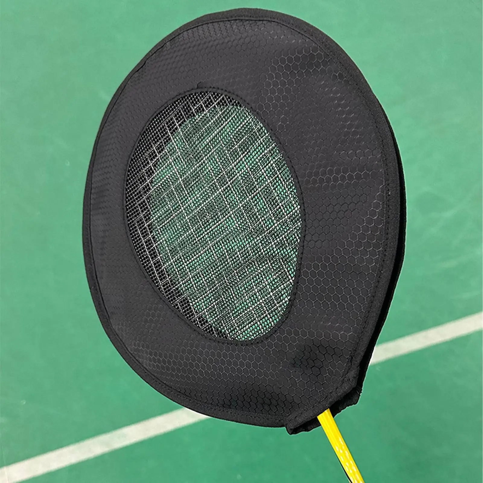 مضرب بدمنتون غطاء المقاومة مضرب بدمنتون سوينغ غطاء التدريب قوة المقاومة كم مضرب بدمنتون غطاء رأس #3