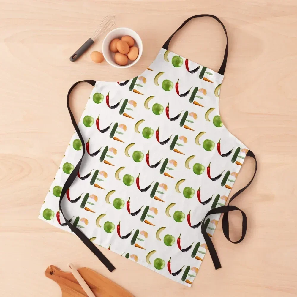 

Fruit Love Apron cookings for women Kitchen Items work gowns for women cleaning Apron